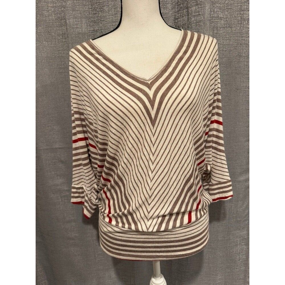 MAX STUDIO Striped Shirt/Blouse/Top - Size M (A031)